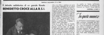 B. Croce – «Le odierne vite romanzate»